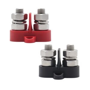 Dual Terminal Stud / 2-fach Schraubanschluss mit entfernbarer Isolationsplatte