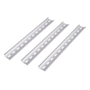 Offgridtec® Hutschienen-Set Edelstahl – 3 Stück à 30 cm inkl. Befestigungsschrauben